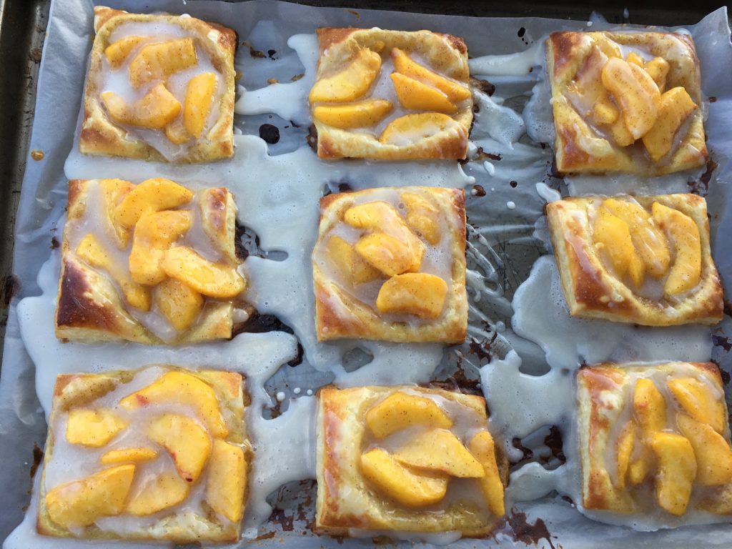 Peach Puff Pastry Tart Recipe Baking You Happier