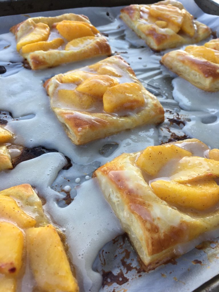 Peach Puff Pastry Tart Recipe