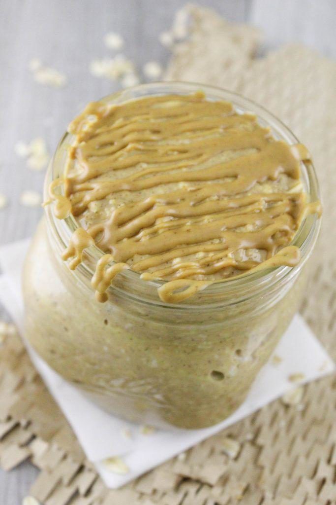 Quick and Easy Peanut Butter Overnight Oatmeal