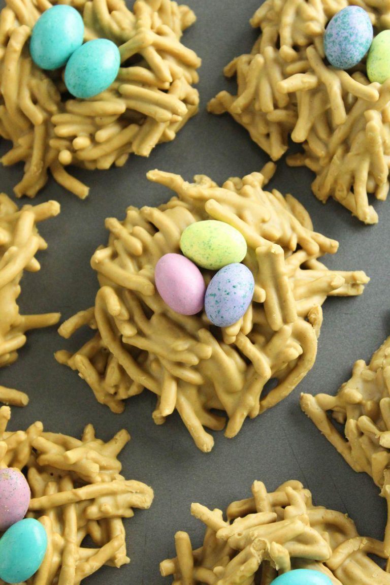 Butterscotch and Peanut Butter Bird Nest Cookies Baking You Happier