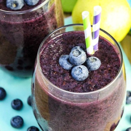 Healthy Blueberry Pear Smoothie