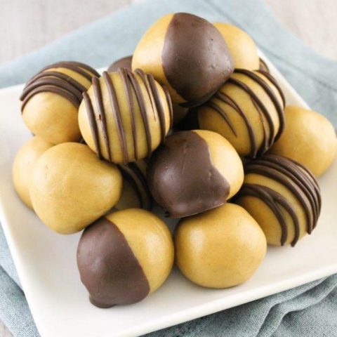 No Bake Vegan Peanut Butter Balls