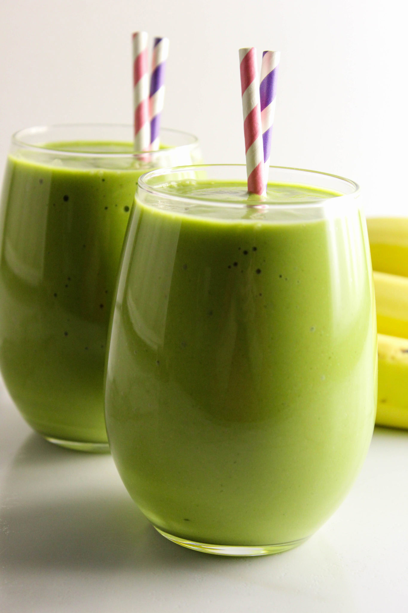 Peanut Butter Banana Spinach Smoothie Baking You Happier