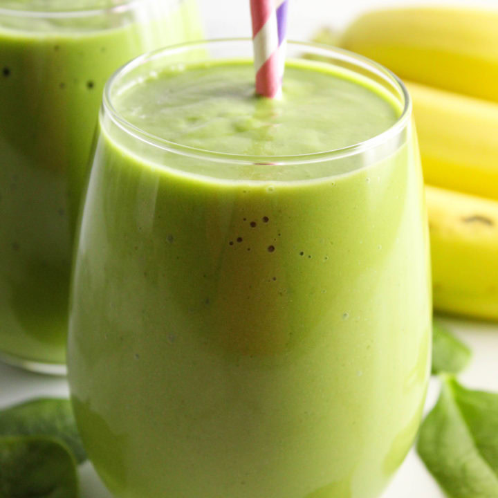 Peanut Butter Banana Spinach Smoothie