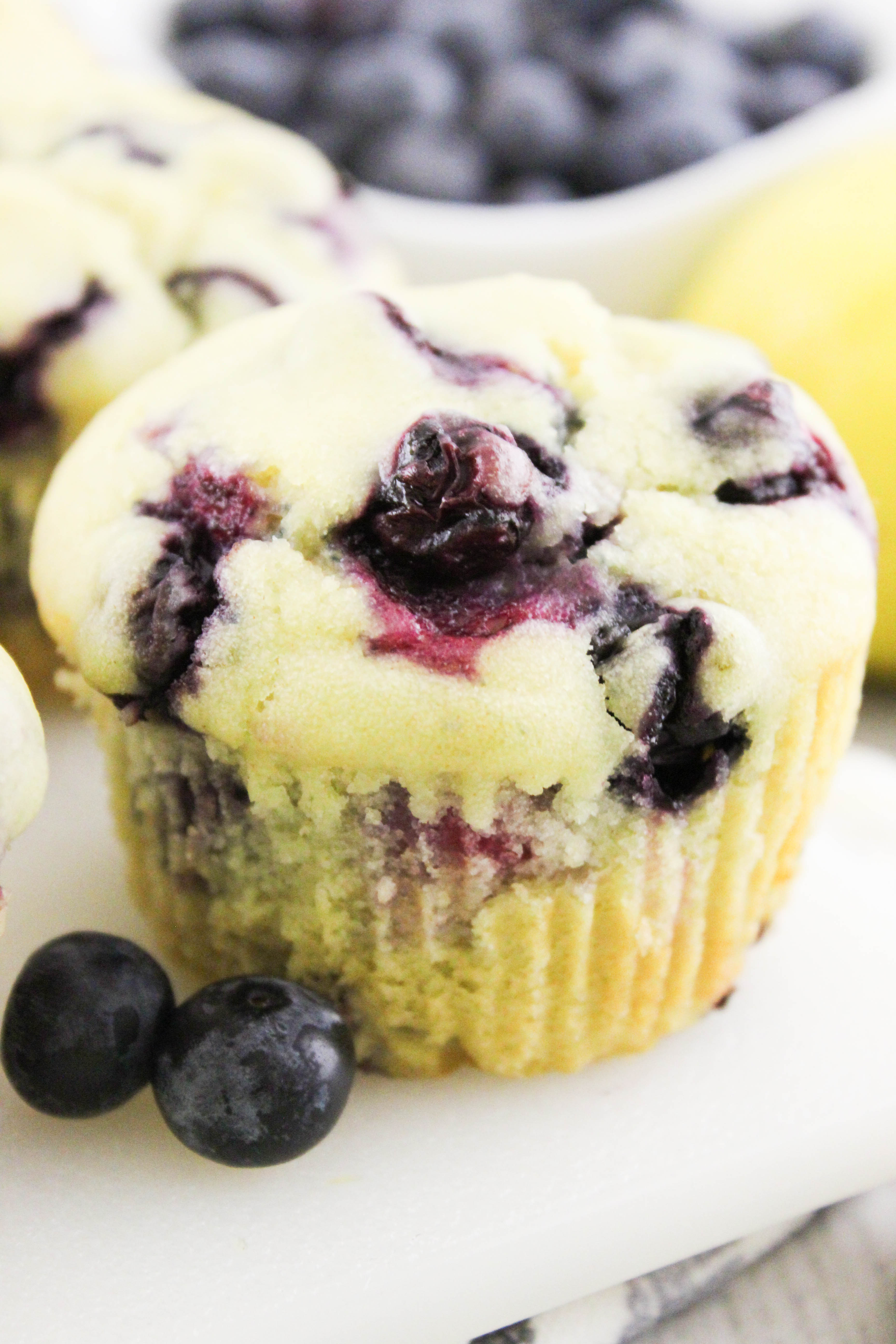 Vegan Blueberry Muffins | Baking You Happier