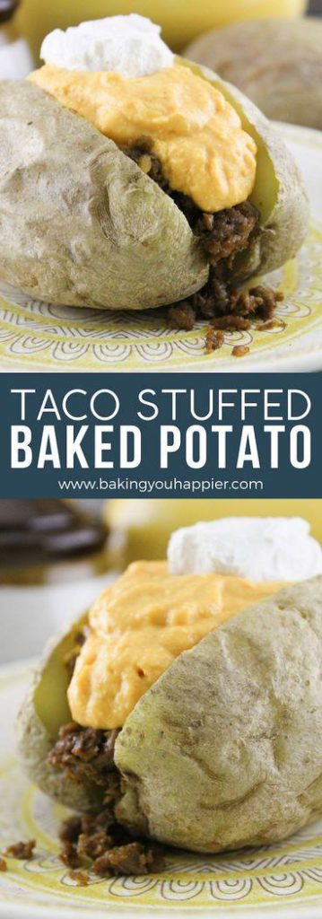 Vegan Taco Stuffed Baked Potato