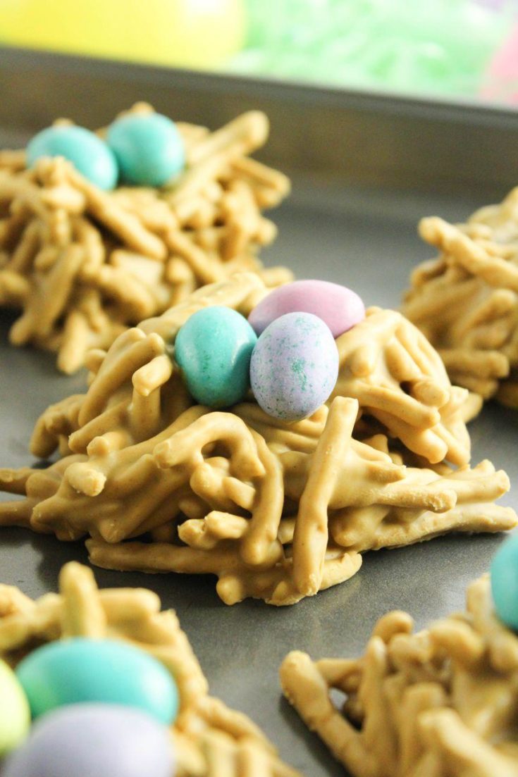 Butterscotch and Peanut Butter Bird Nest Cookies Baking You Happier