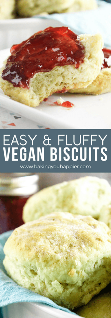 Easy Homemade Fluffy Vegan Biscuits