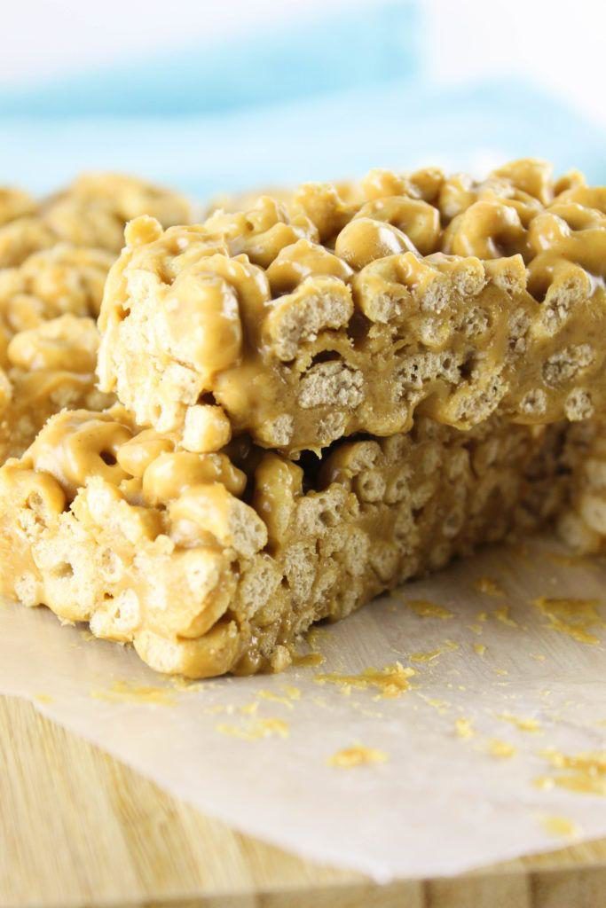 No Bake Peanut Butter Cheerio Bars