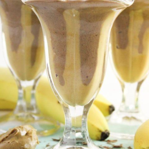 Healthy Frosty with Peanut Butter