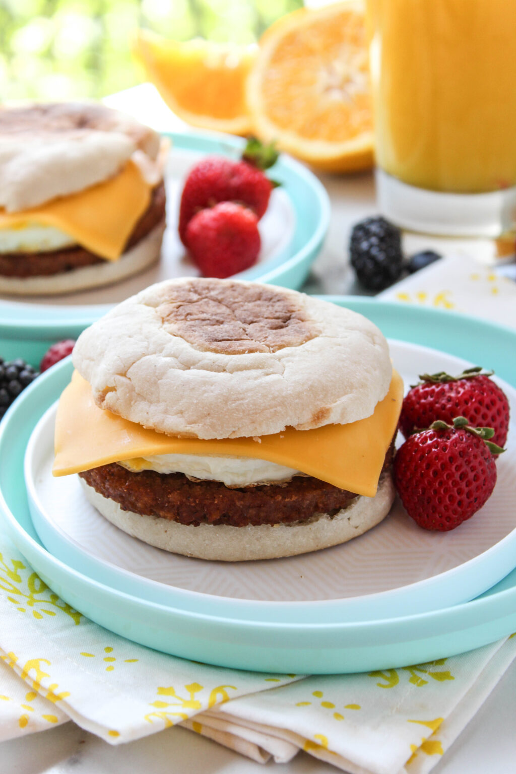 Vegetarian Breakfast Sandwich | Baking You Happier