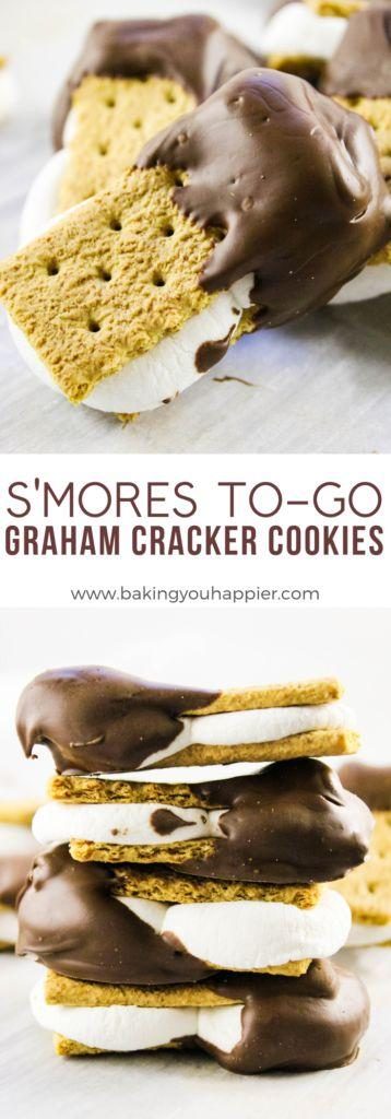 S'mores Graham Cracker Cookies
