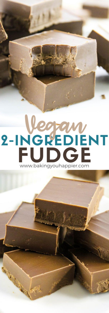 2-Ingredient Vegan Fudge