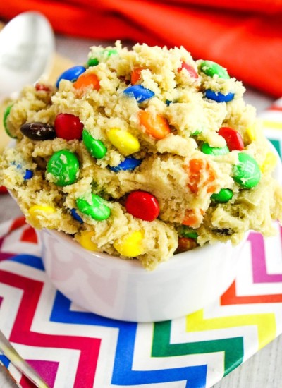 Edible M&M Cookie Dough