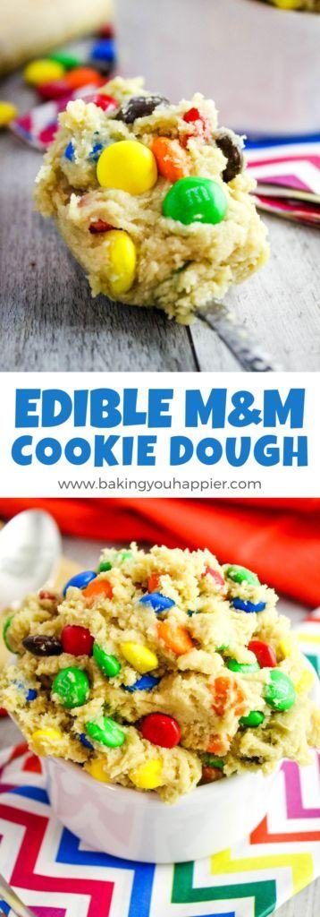 Edible M&M Cookie Dough