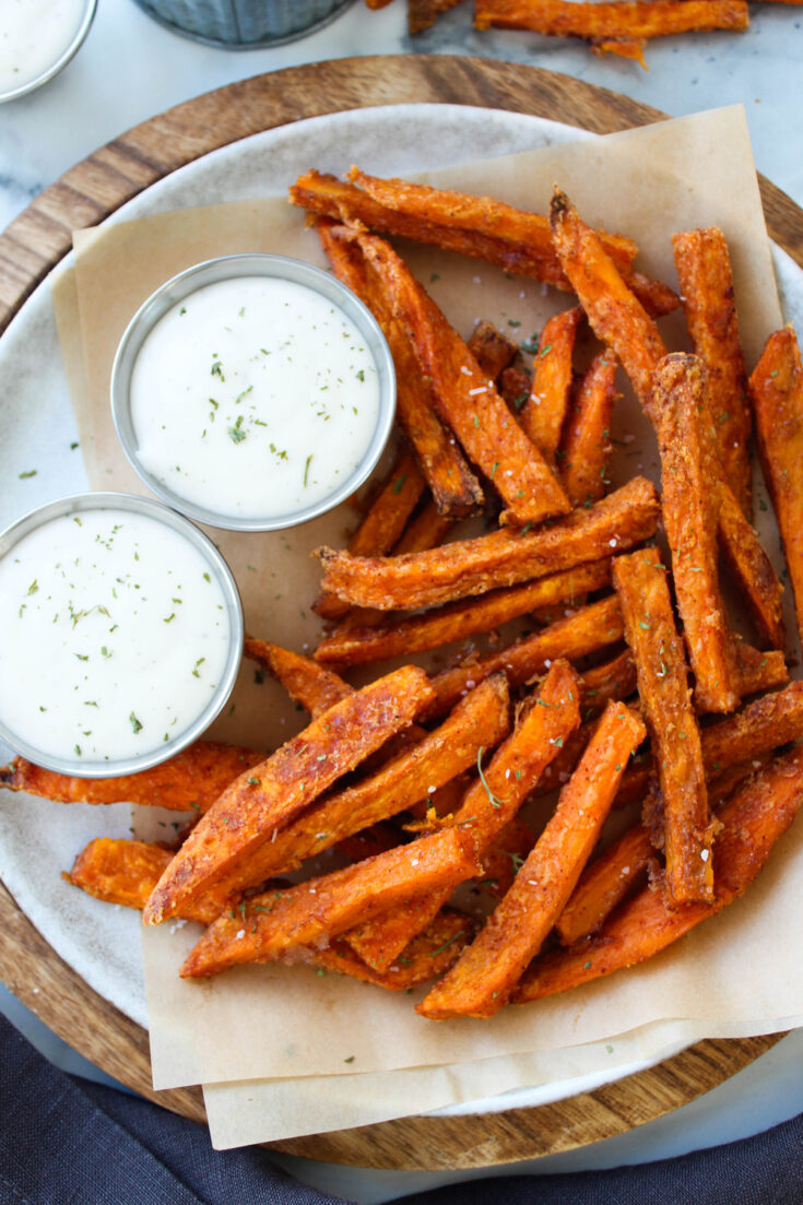 The Best Crispy Oven Baked Sweet Potato Fries (Easy Recipe!)