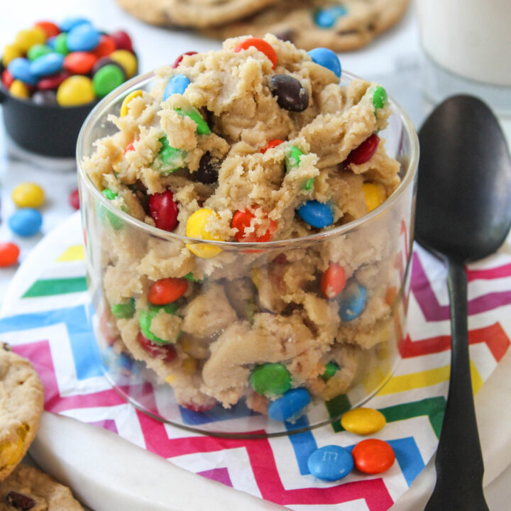 Edible M&M Cookie Dough