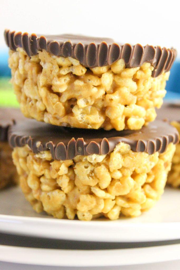Peanut Butter Rice Krispies Treats | Baking You Happier