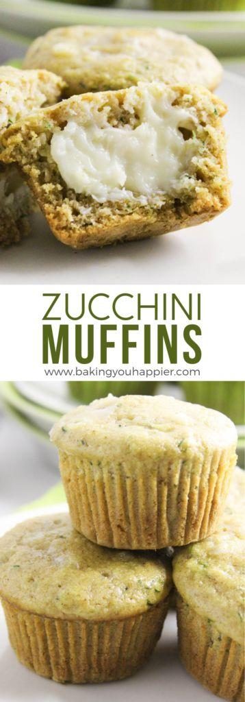 Zucchini Cream Cheese Muffins
