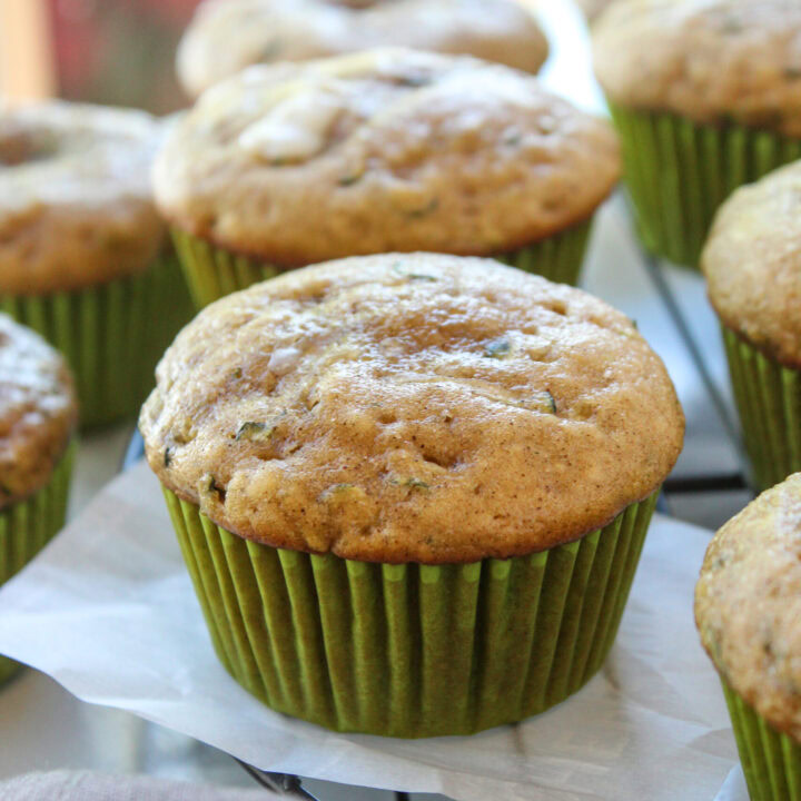 Zucchini Cream Cheese Muffins