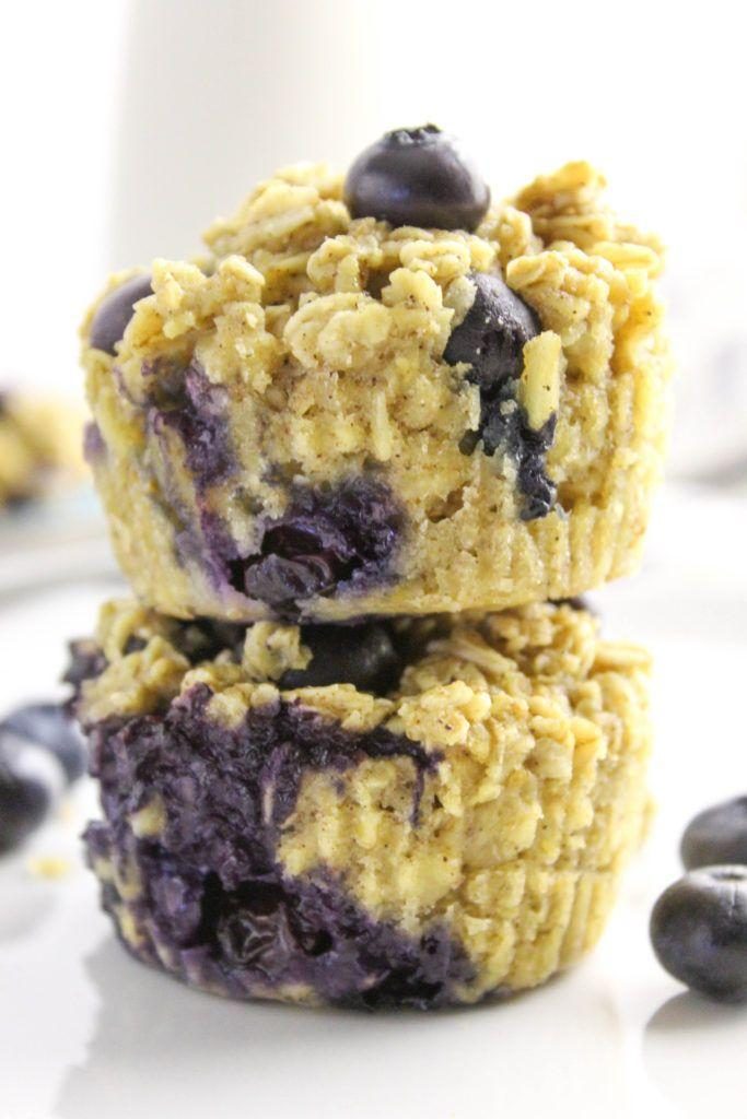 Blueberry Baked Oatmeal Cups