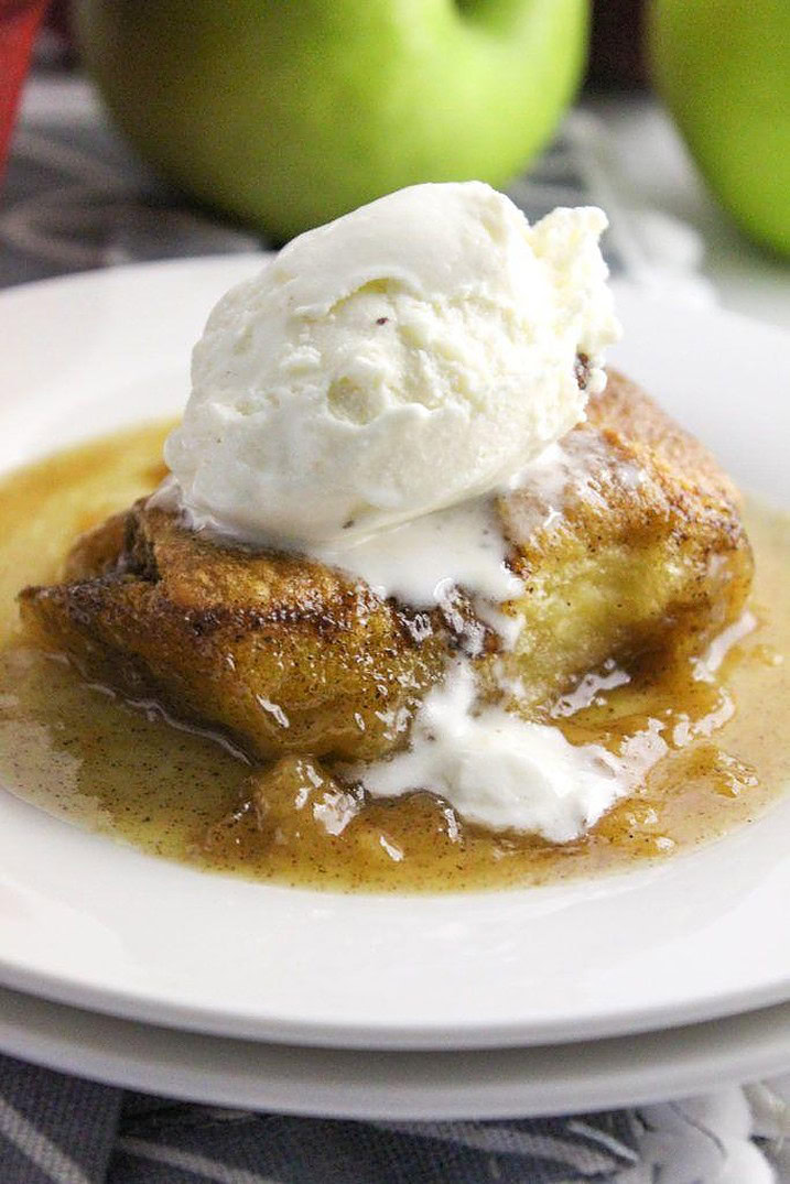 Apple Dumplings with Crescent Rolls