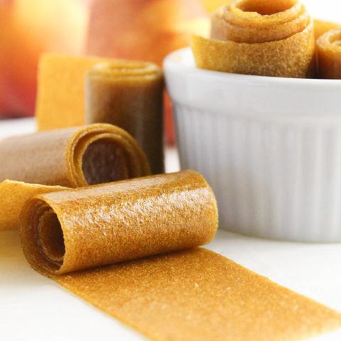 Homemade Peach Fruit Roll-Ups