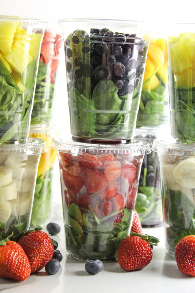 How to Meal Prep Grab and Go Smoothies