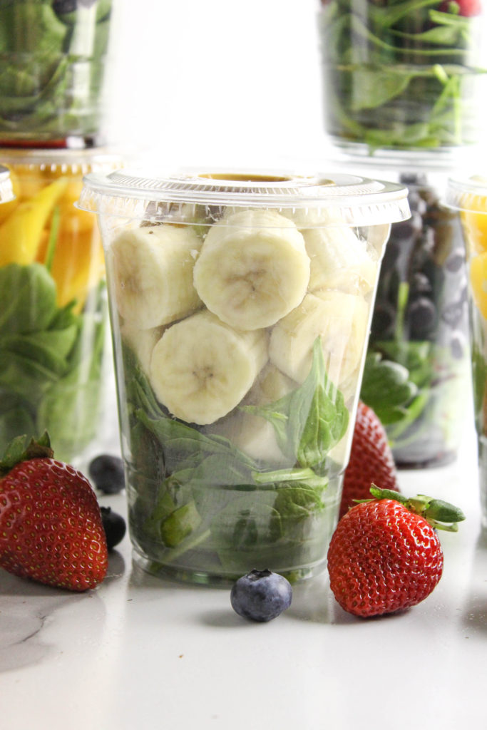 How to Meal Prep Grab and Go Smoothies