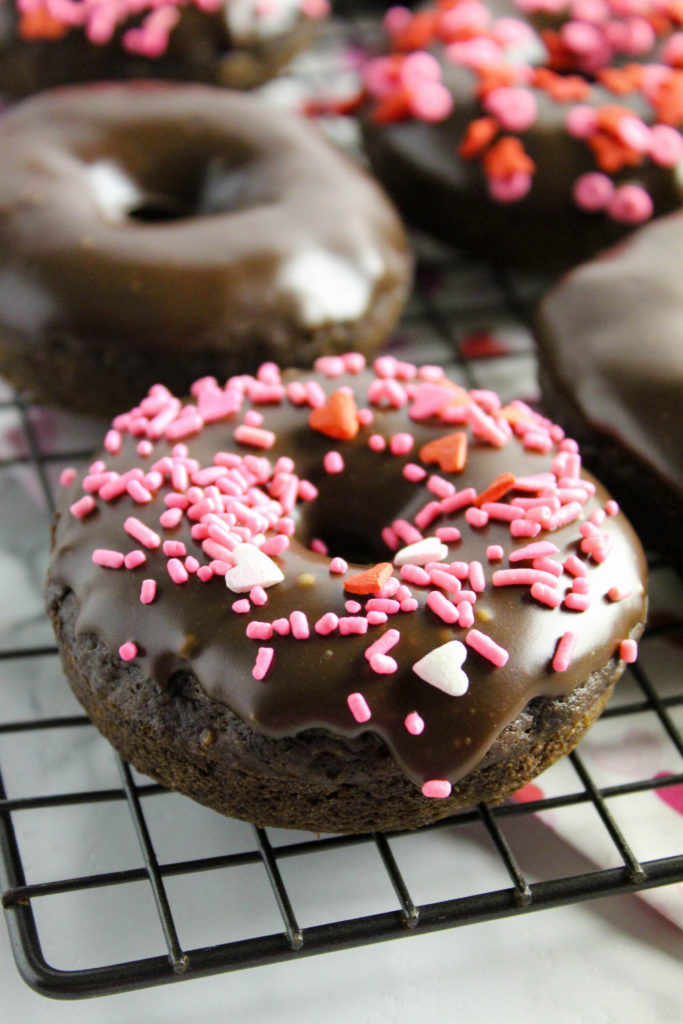Baked Valentine's Day Donuts