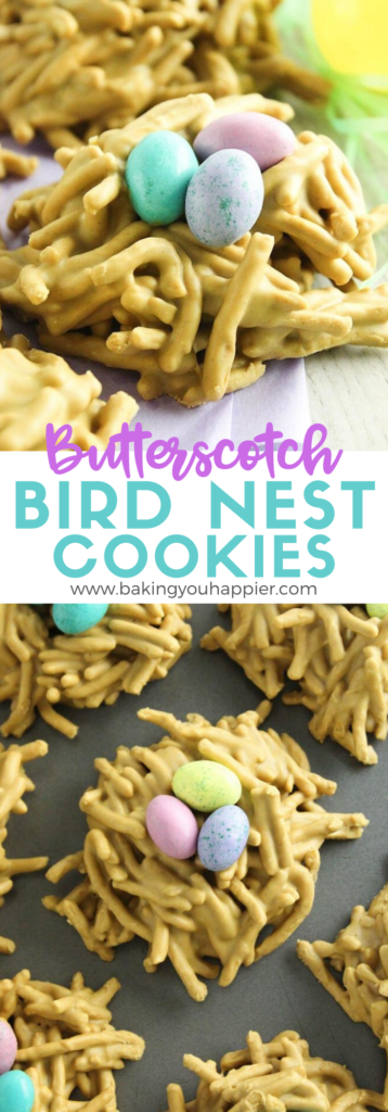 Butterscotch and Peanut Butter Bird's Nest Cookies