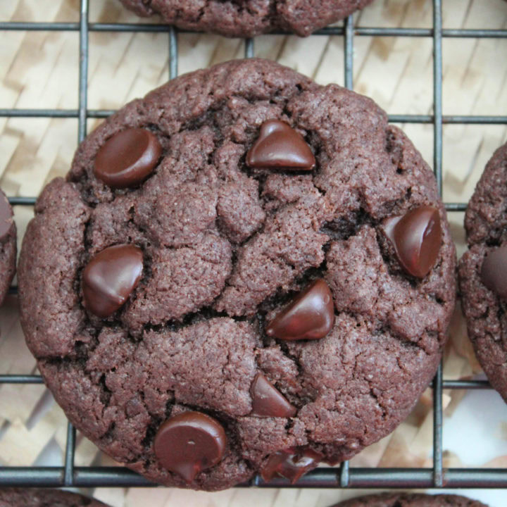 Best Vegan Chocolate Brownie Cookies