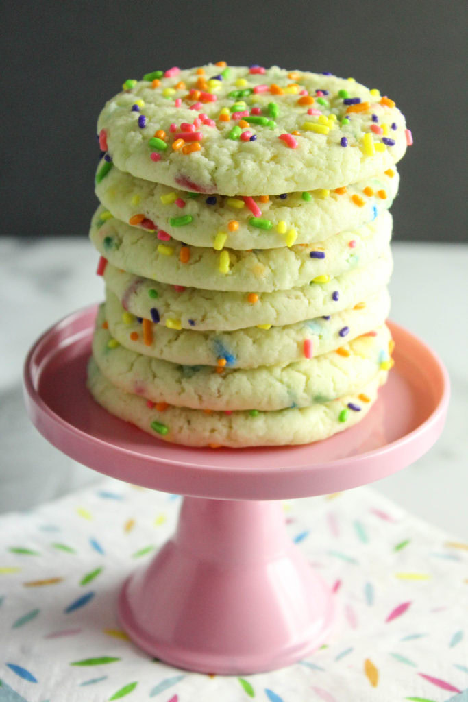 Funfetti Cake Mix Cookies