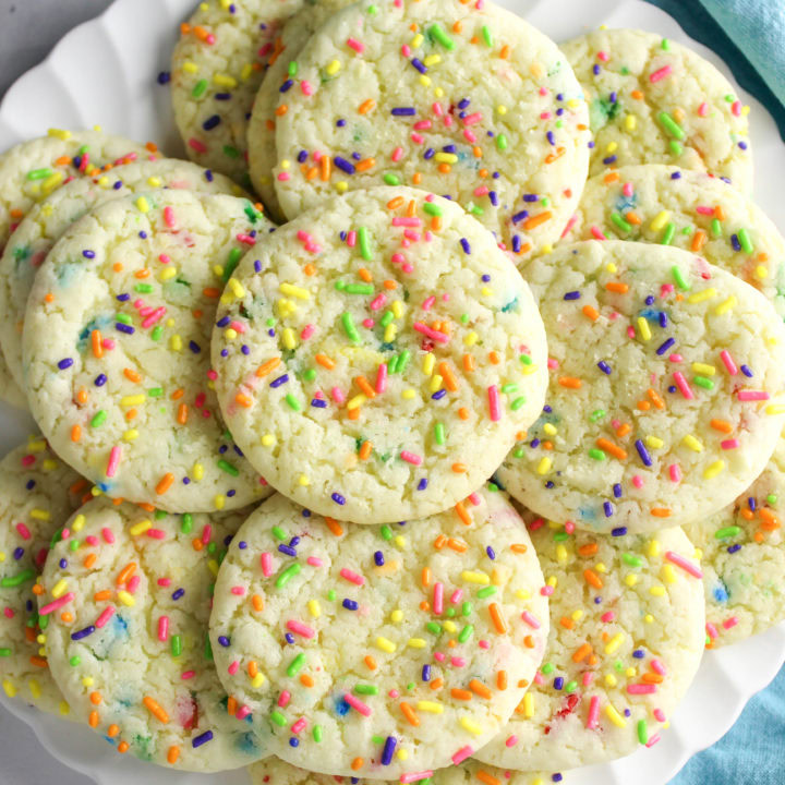 Funfetti Cake Mix Cookies