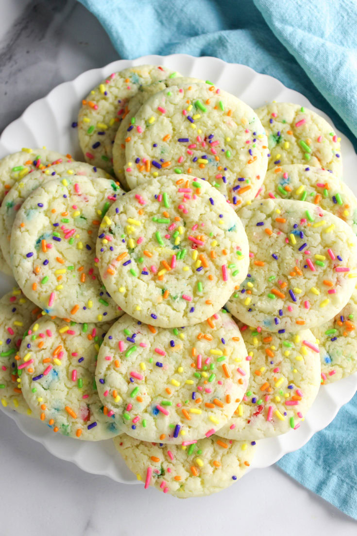 Funfetti Cake Mix Cookies