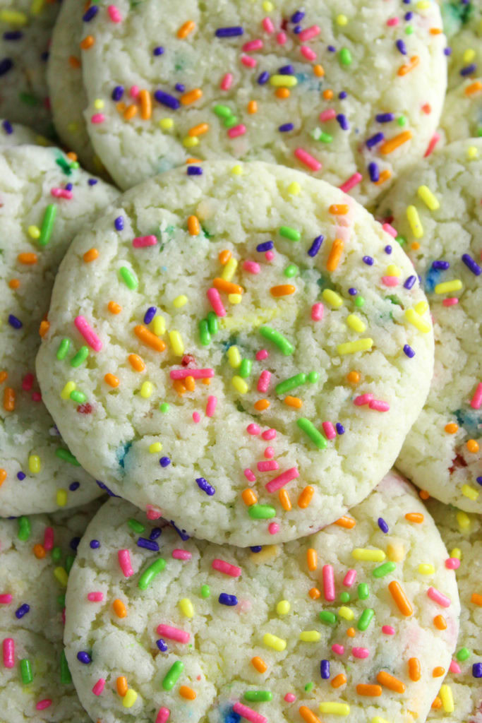 Funfetti Cake Mix Cookies