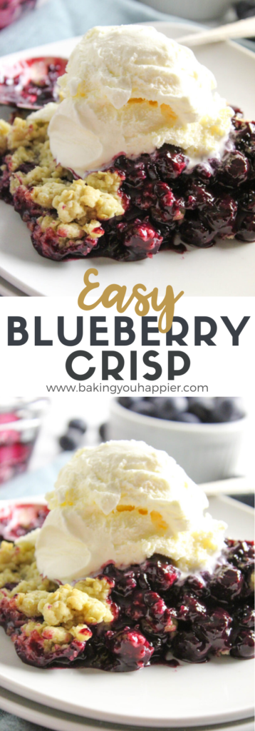 Easy Vegan Blueberry Crisp