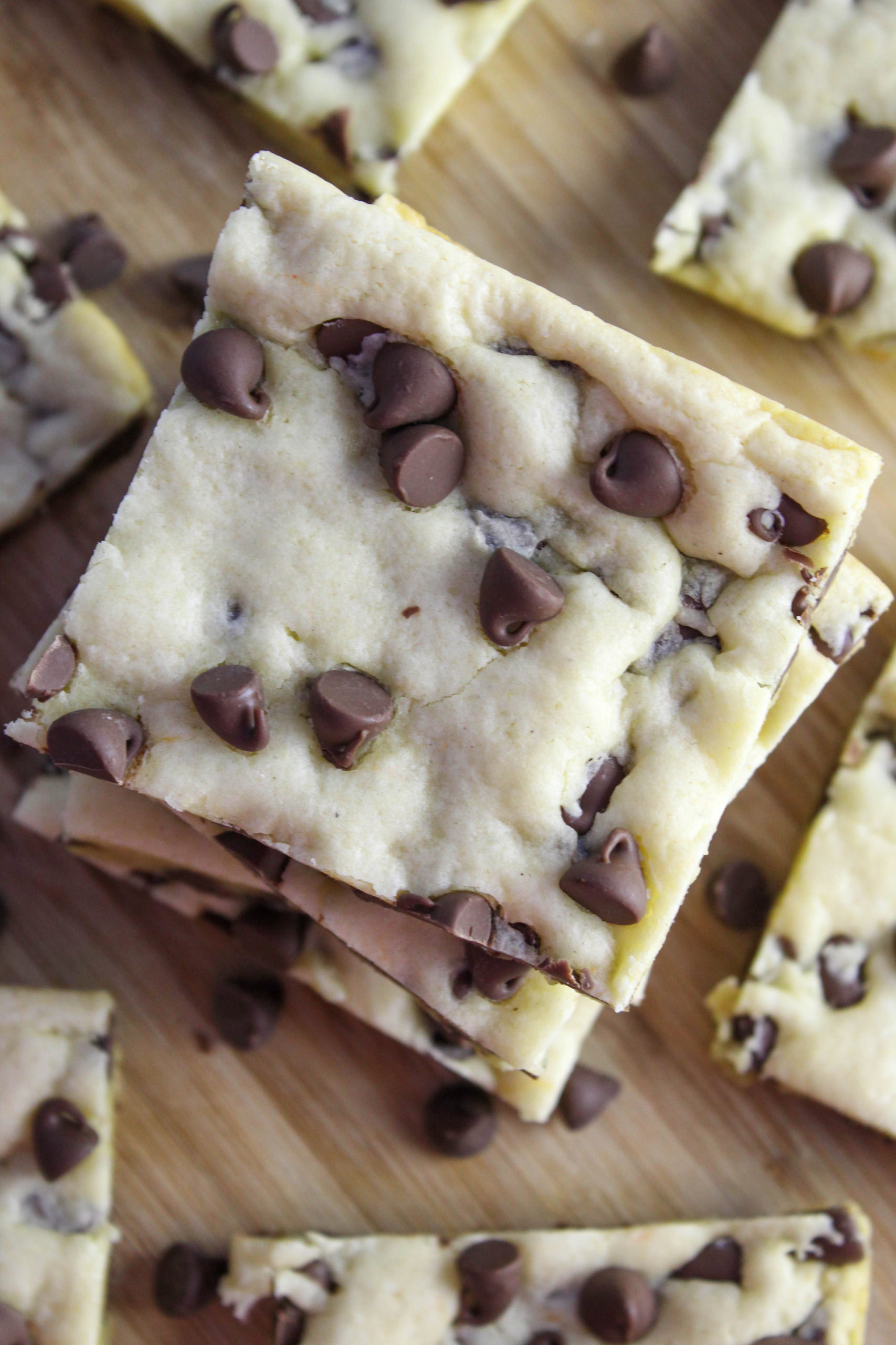 Lazy Chocolate Chip Cookie Bars Baking You Happier
