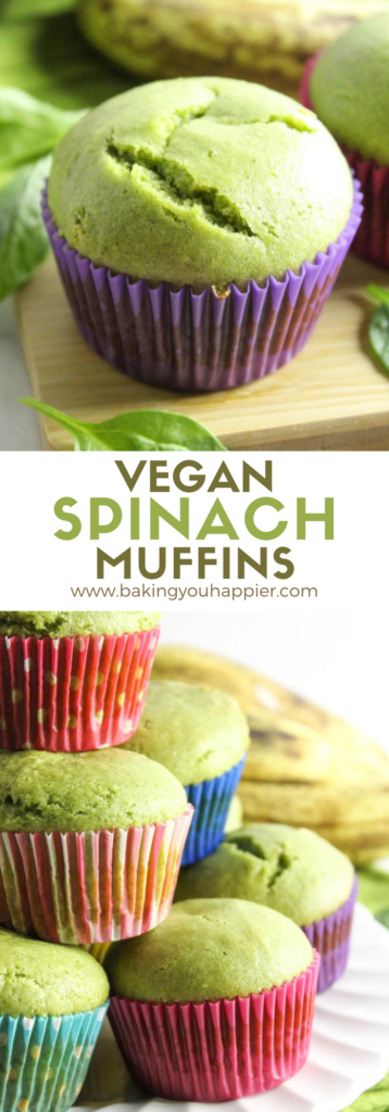 Vegan Hulk Spinach Banana Muffins