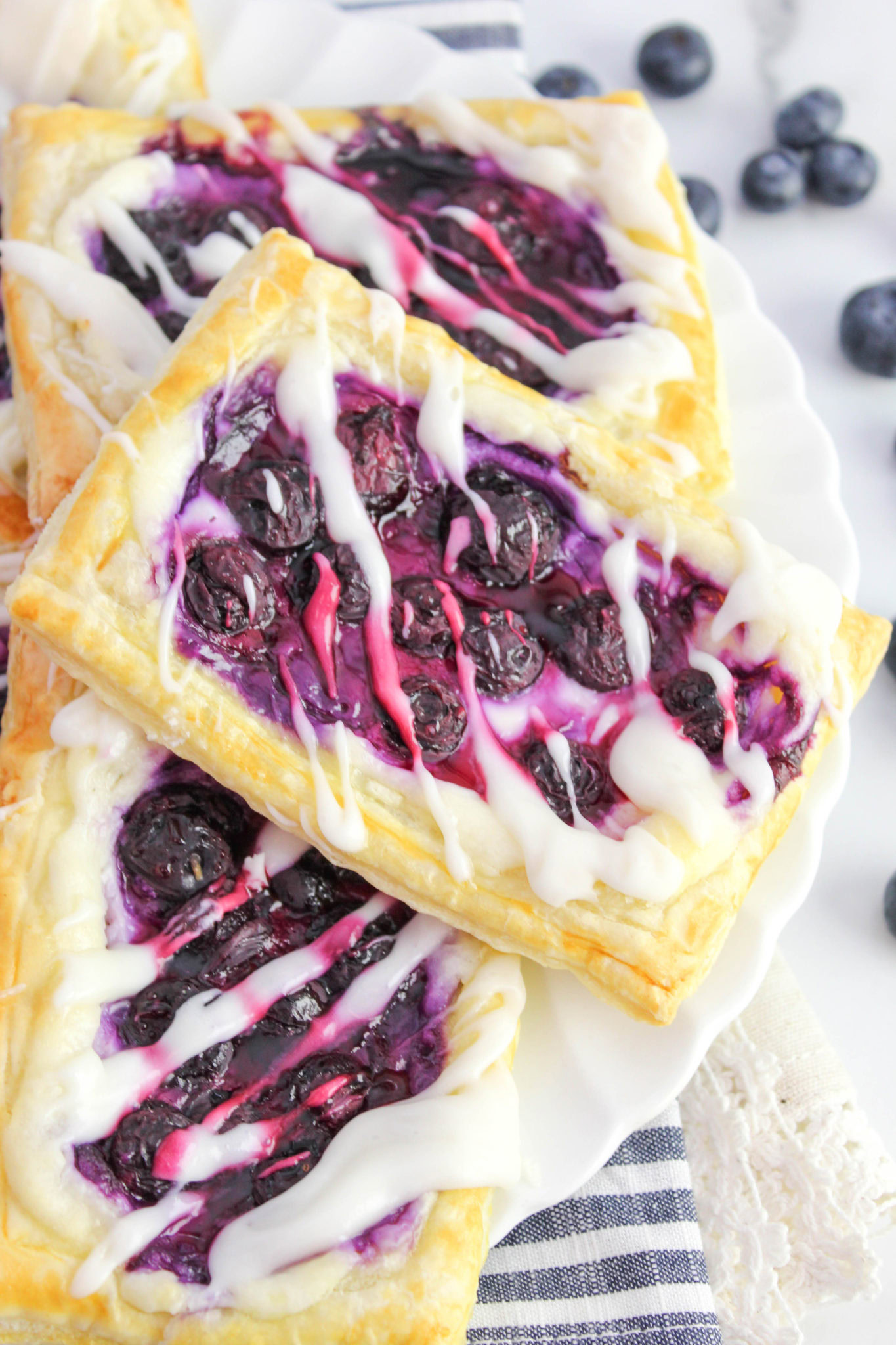 Blueberry Cream Cheese Danish Baking You Happier