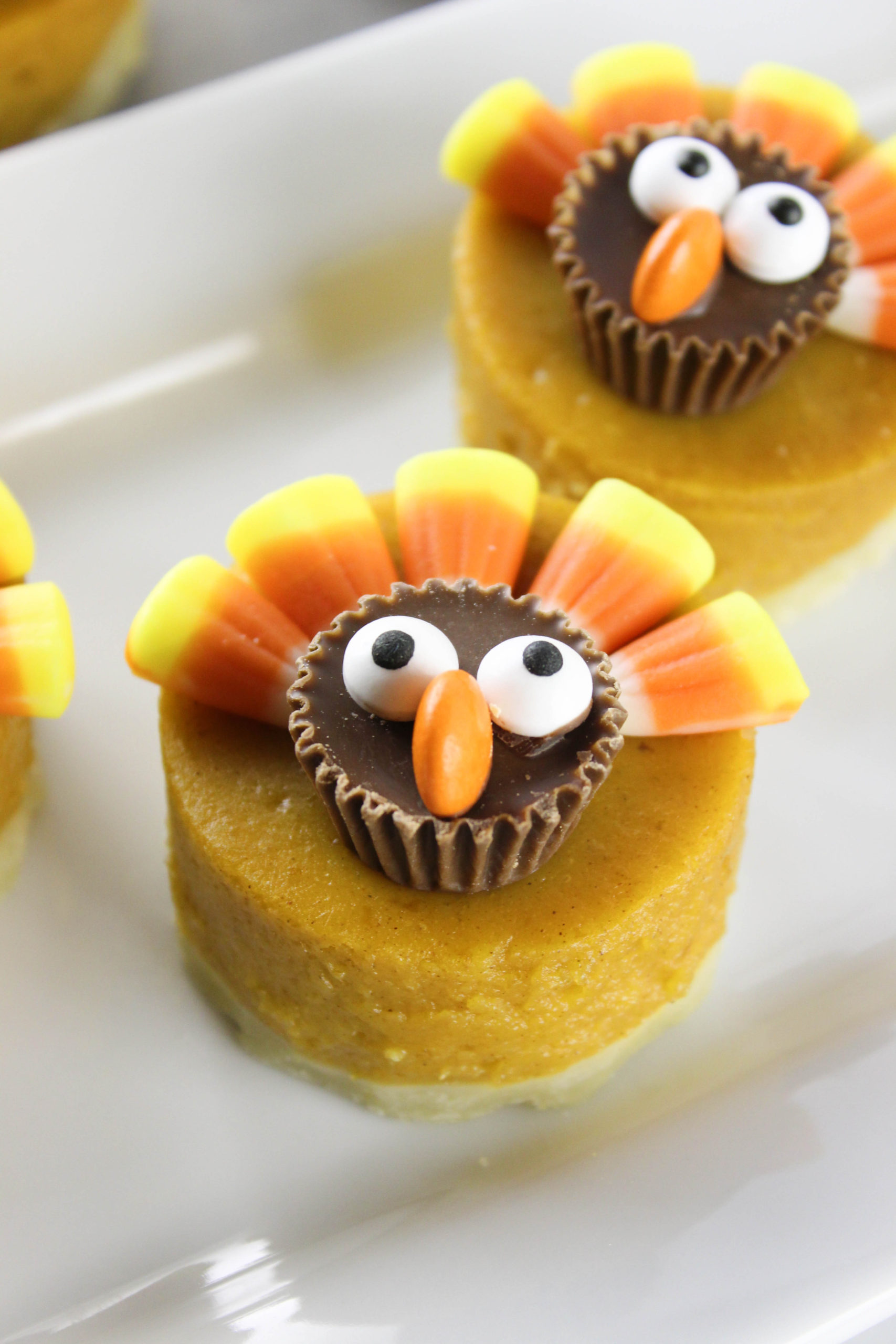 Thanksgiving Pumpkin Pie Turkeys - Baking You Happier