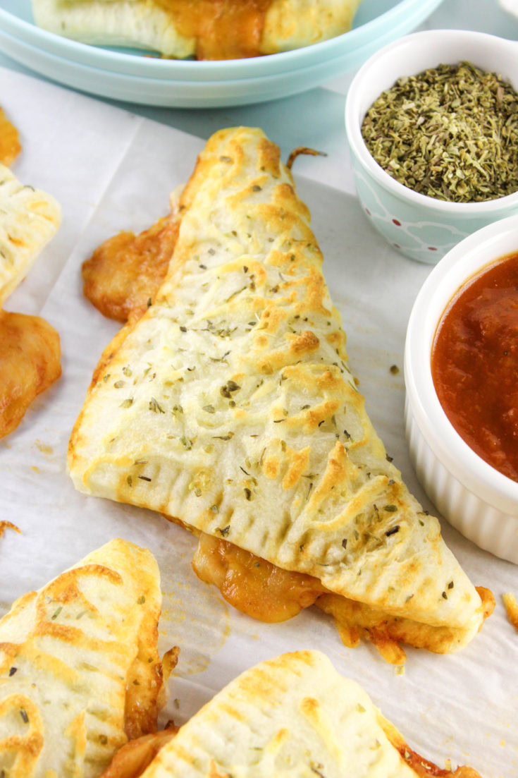 Homemade Pizza Pockets Baking You Happier