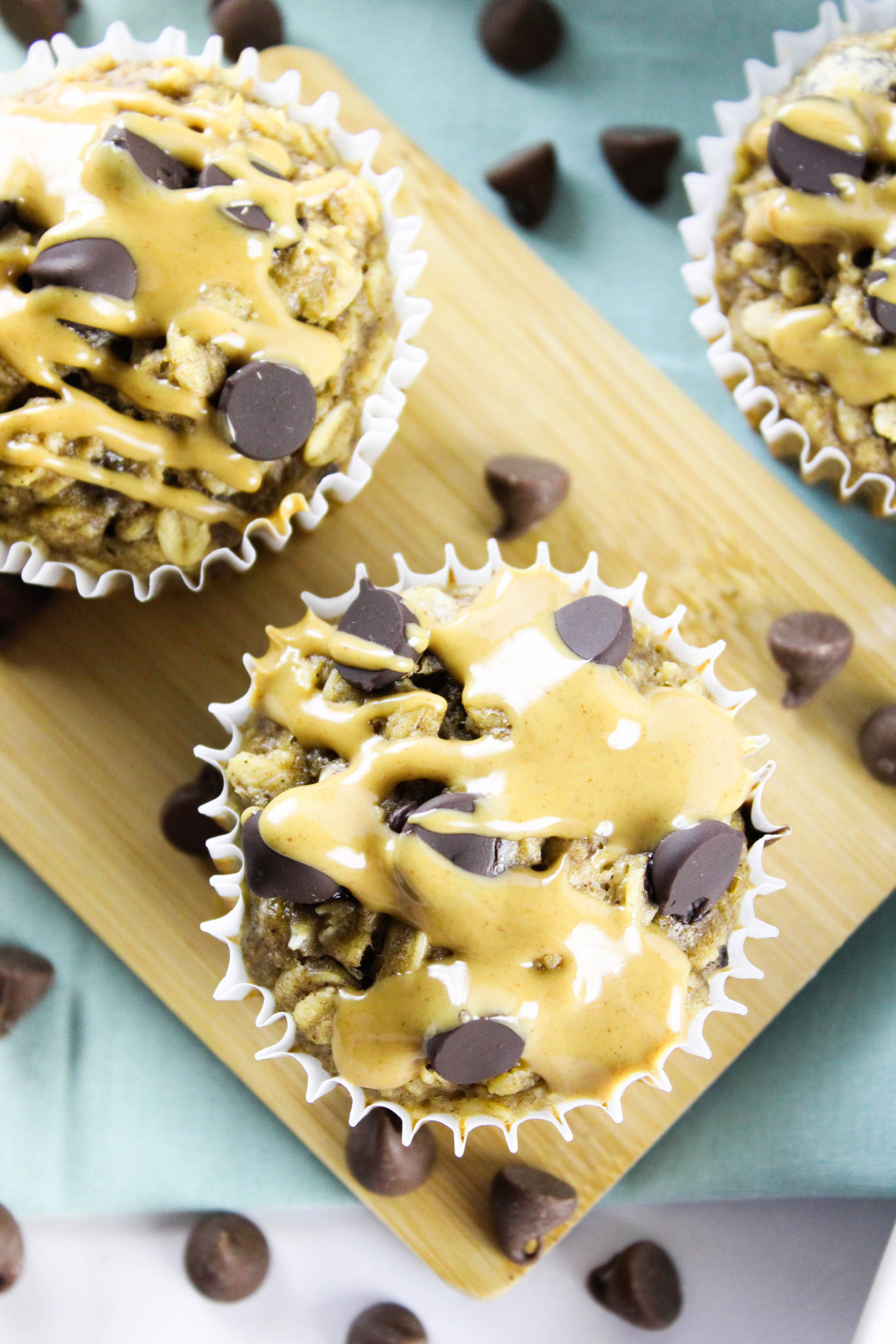 Peanut Butter Banana Baked Oatmeal Cups Baking You Happier