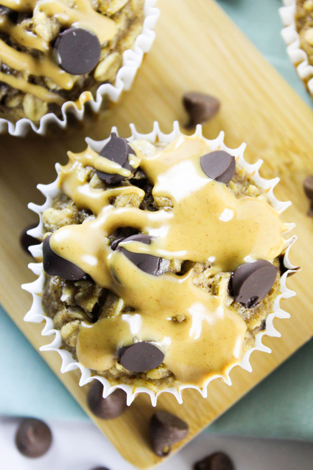 Peanut Butter Banana Baked Oatmeal Cups Baking You Happier