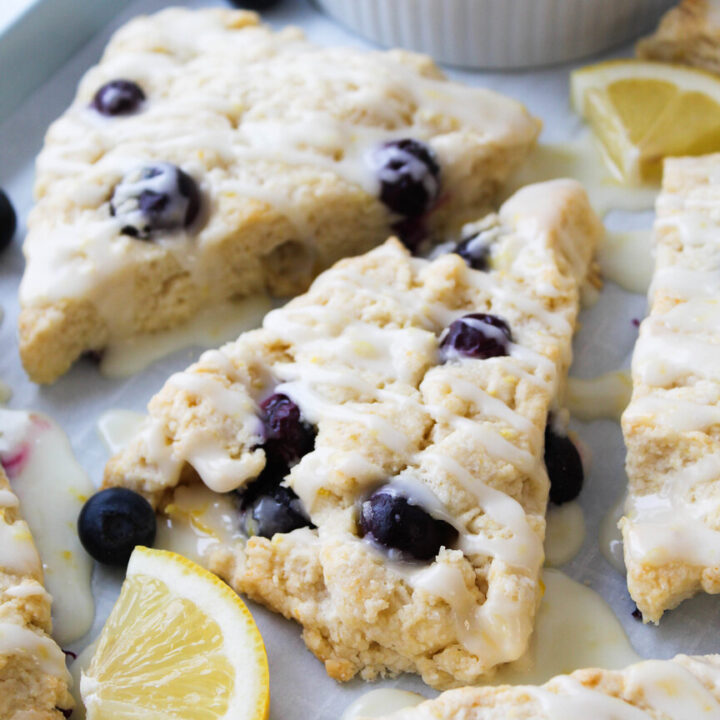 The Best Blueberry Lemon Scones