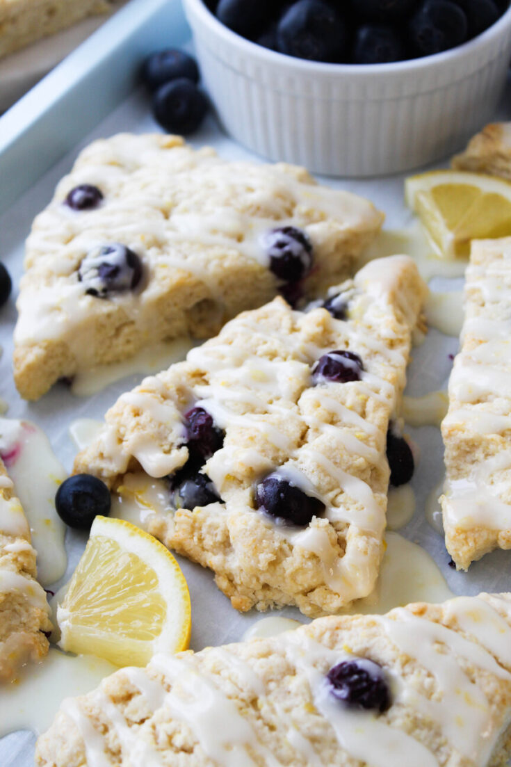 The Best Blueberry Lemon Scones