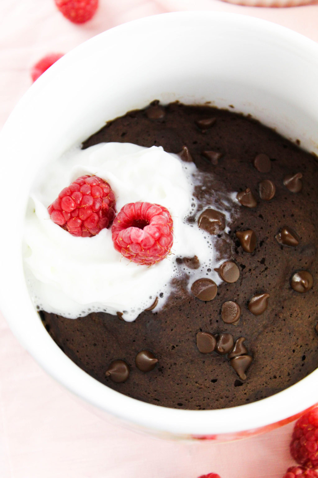 Healthy Chocolate Mug Brownie Baking You Happier
