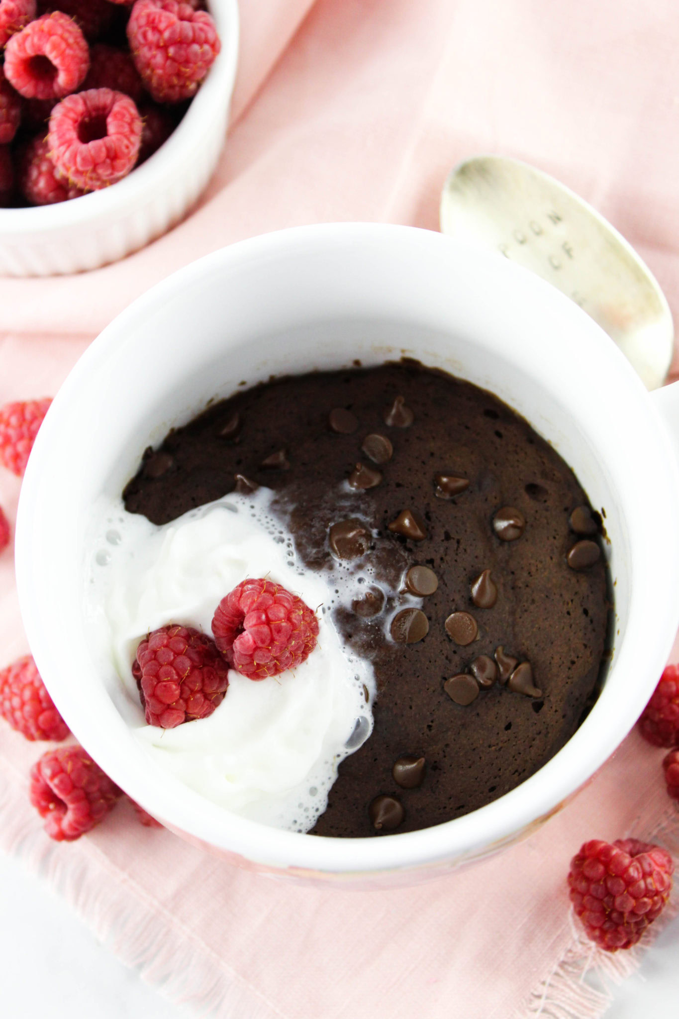 Healthy Chocolate Mug Brownie Baking You Happier