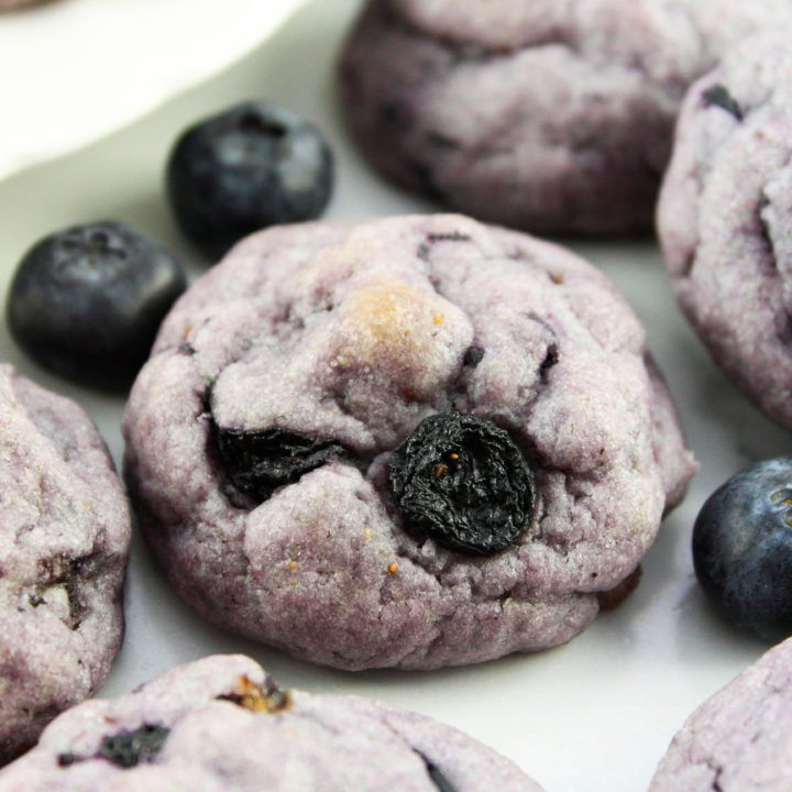 TikTok Easy Vegan Blueberry Cookies