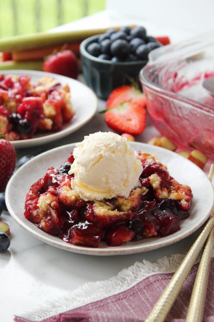 Rhubarb Crumble